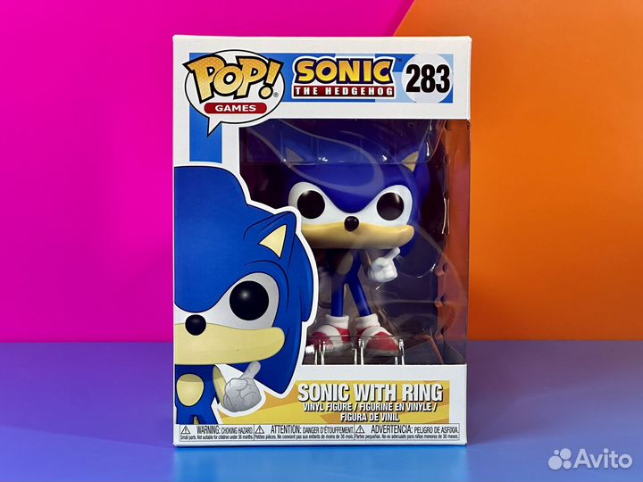 Funko Pop Games 283 Sonic The Hedgehog with Ring