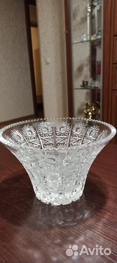 Ваза хрустальная Bohemia