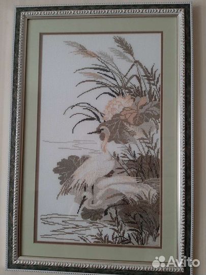 Картина вышитая крестом