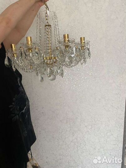 Люстра Чешская хрустальная