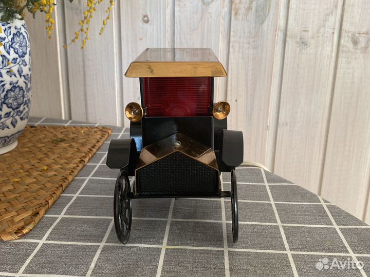 Светильник СССР винтаж железная ретро машина