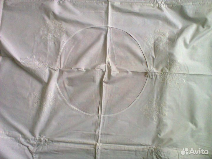 1,5 спальный комплект белого постельного белья