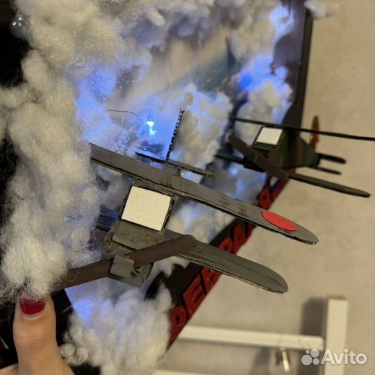 Поделка на 23 февраля самолеты в небе