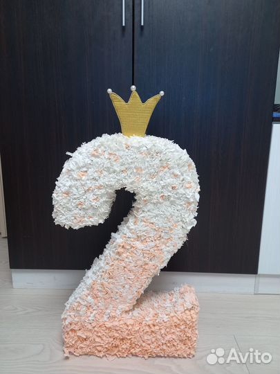 Цифра 2 на день рождения