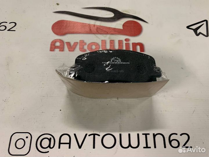 Колодки тормозные передние hyundai solaris