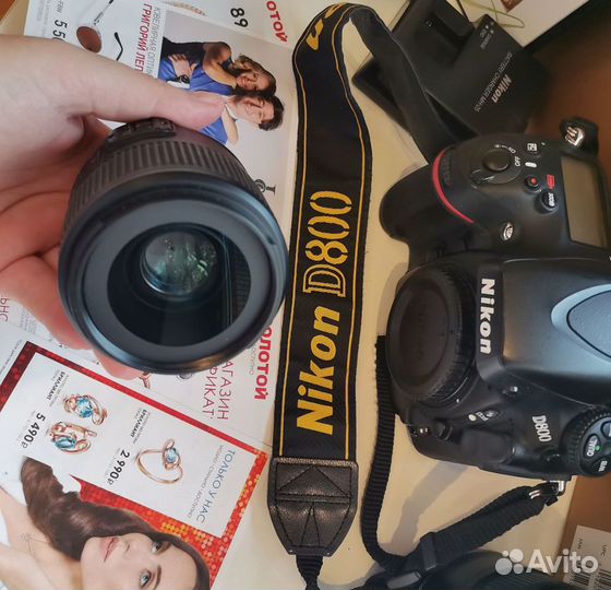 Зеркальный фотоаппарат nikon D800 объектив Никон