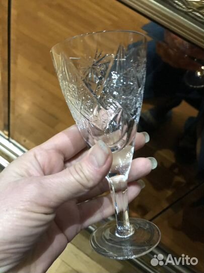 Бокалы хрустальные СССР Винтаж