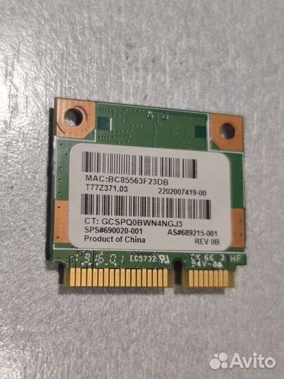 Wi-fi модуль для ноутбука Ralink RT3290