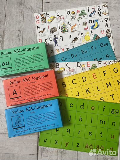 Азбука-лото на шведском языке