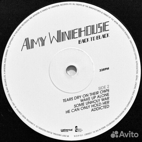 Amy Winehouse / Back To Black (LP)