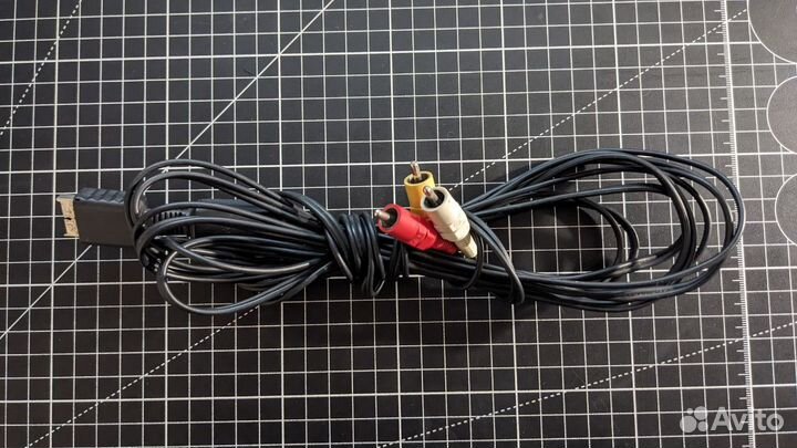 Композитный кабель PS1 PS2 PS3 (тюльпаны)