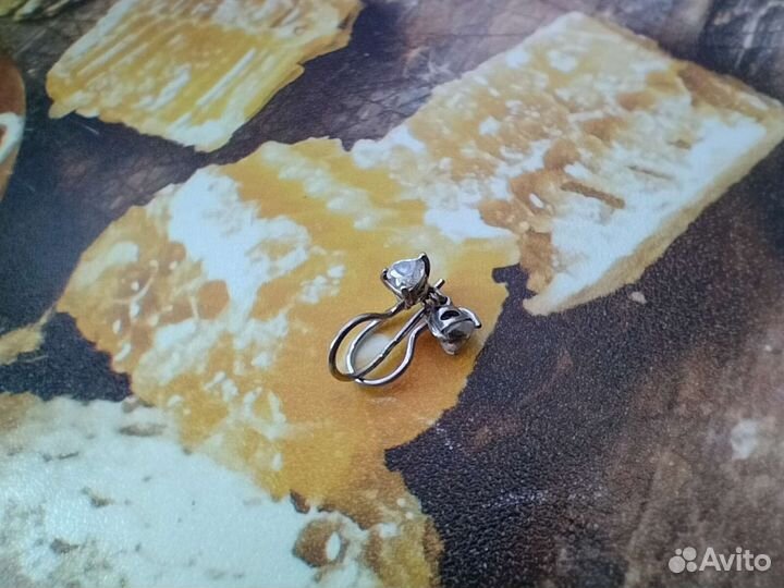 Серебряные серьги детские