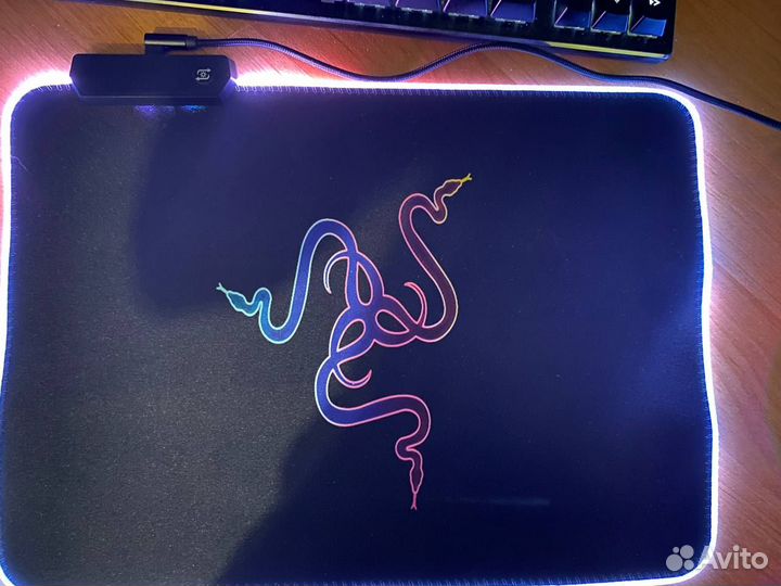 Игровой коврик для мыши с подсветкой
