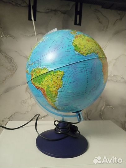 Глобус с подсветкой (ночник)