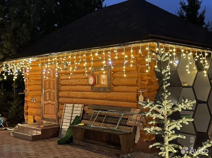 Монтаж уличных гирлянд