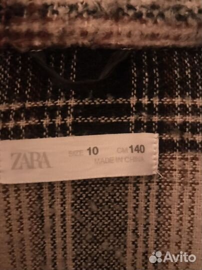 Куртка рубашка zara с бахромой детская