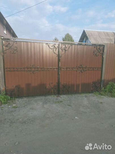 Ворота с ковкой