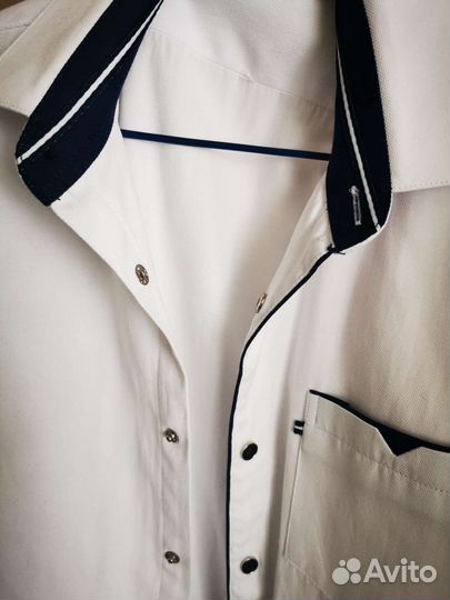 Рубашка белая мальчиковая