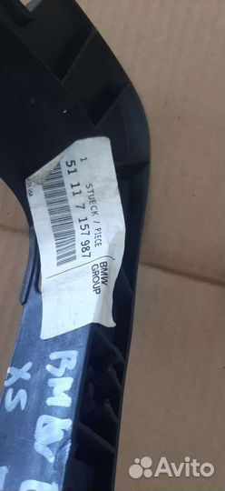 Bmw x5 e70 кронштейн бампера левый