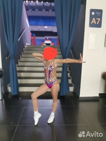 Купальник для спортивной аэробики 128-140 см