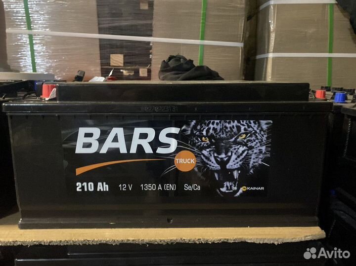 Аккумулятор 210 ампер Bars Барс на Скания Ман