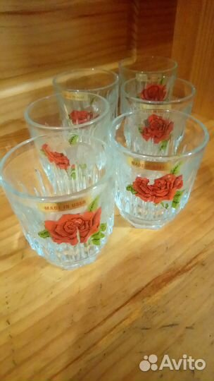 Вазы, рюмки, стаканы стекло, хрусталь