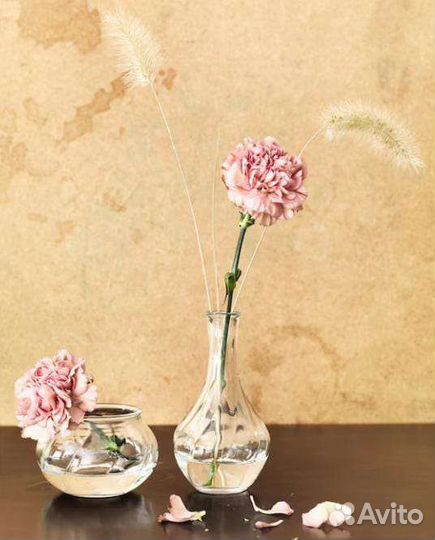 Вильестарк ваза, прозрачное стекло,8 см