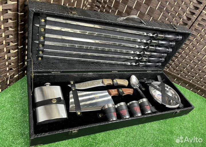 Шашлычный набор в кейсе
