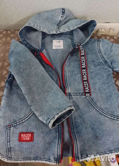 Джинсовые куртки для мальчика 98 и 110