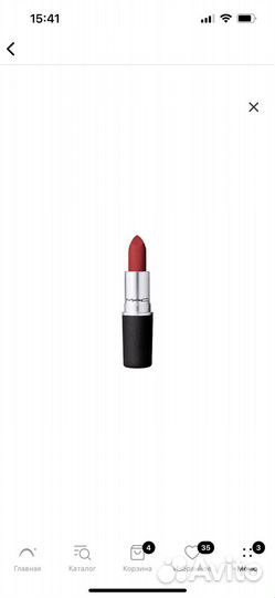 Матовая губная помада MAC оригинал