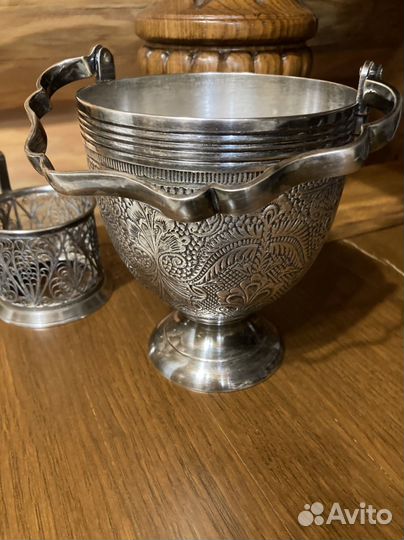 Подстаканник мельхиоровый СССР