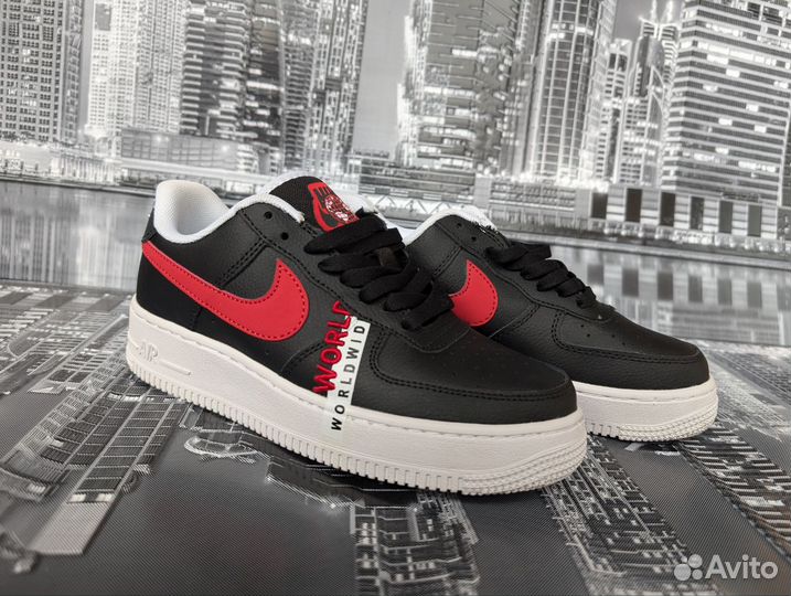 Кроссовки nike air force 1 черные