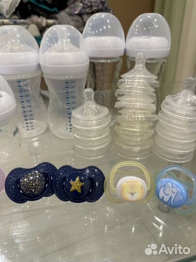Бутылочки avent+соски