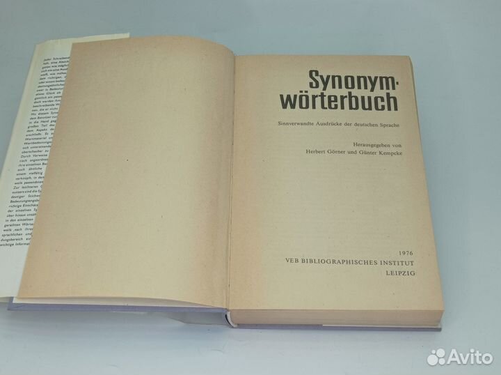 Synonym-wörterbuch. Sinnverwandte Ausdrücke der de