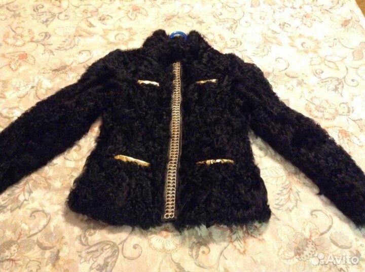Полушубок женский Acasta из меха козлика р.44