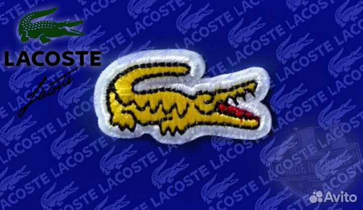 Нашивка Lacoste качество оригинала OEM