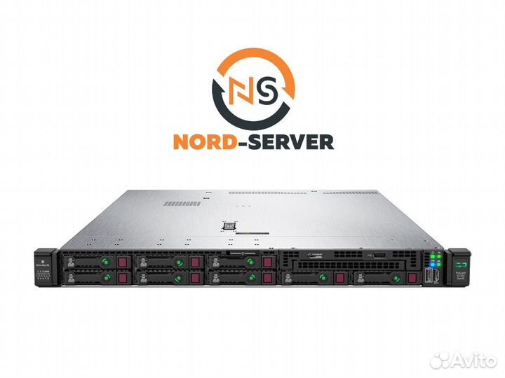 Сервер HP DL360 Gen10 10NVMe 2x Gold 6142 576GB