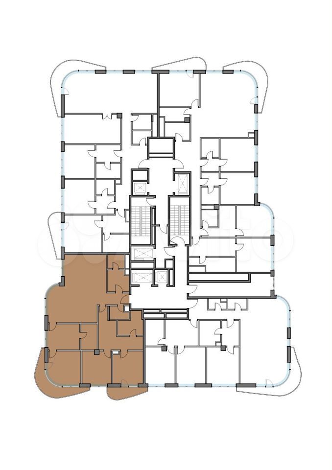 3-к. квартира, 165,7 м², 9/14 эт.