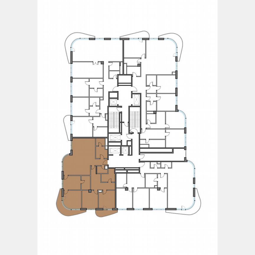 3-к. квартира, 165,7 м², 9/14 эт.