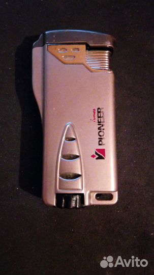 Газовая турбо зажигалка с крышкой.Times Pioneer