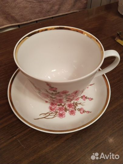 Чайная пара гигант сакура дулево СССР