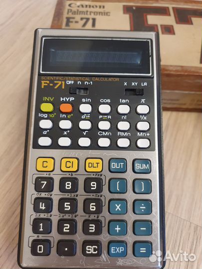 Калькулятор Инженерный Canon Palmtronic F71