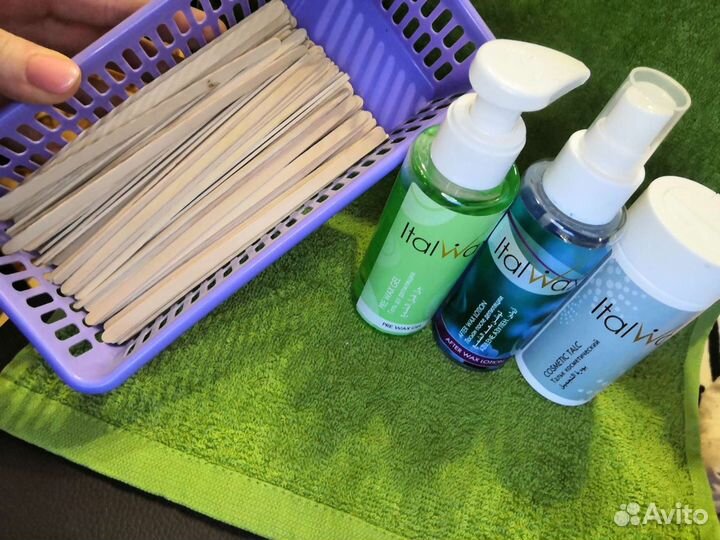 Набор для депиляции тальк, лосьон и гель