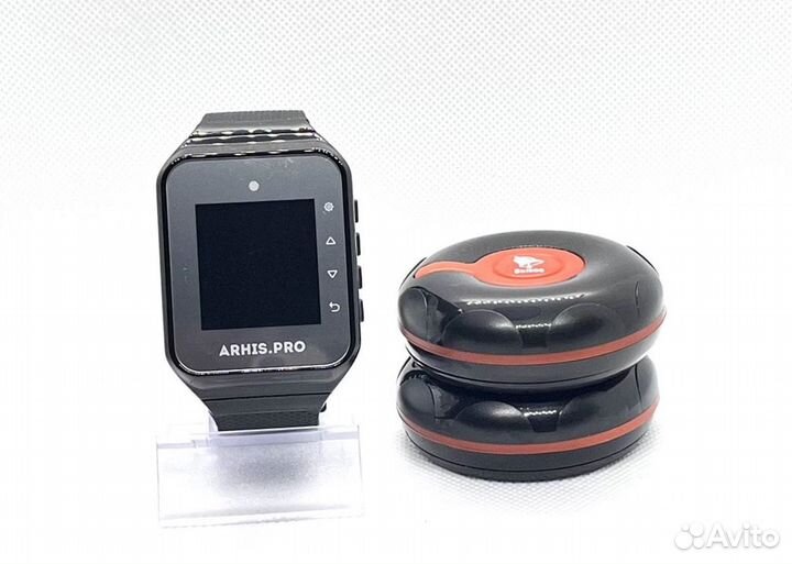 Влагозащищенная кнопка вызова официанта и часы