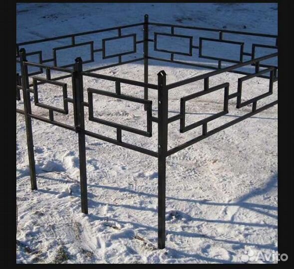 Оградки на кладбище