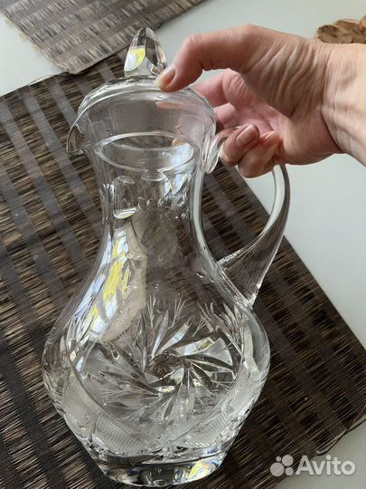 Кувшин хрустальный с пикой