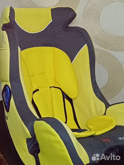Автокресло люлька Мишутка 0-18 кгжелтый
