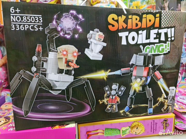 Скибиди туалет конструктор 336 деталей