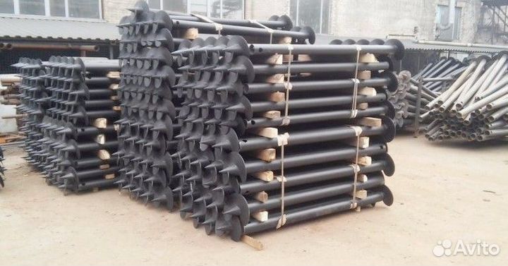 Винтовые сваи под ключ. Свайно винтовой фундамент