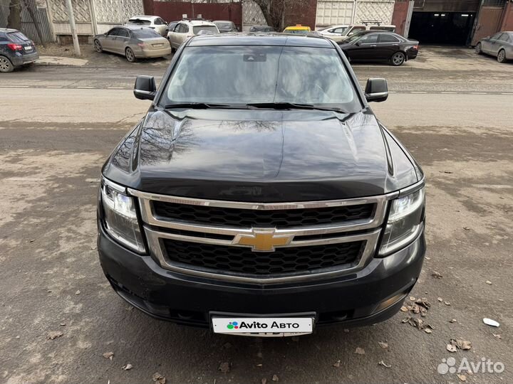Chevrolet Tahoe 6.2 AT, 2016, битый, 155 000 км
